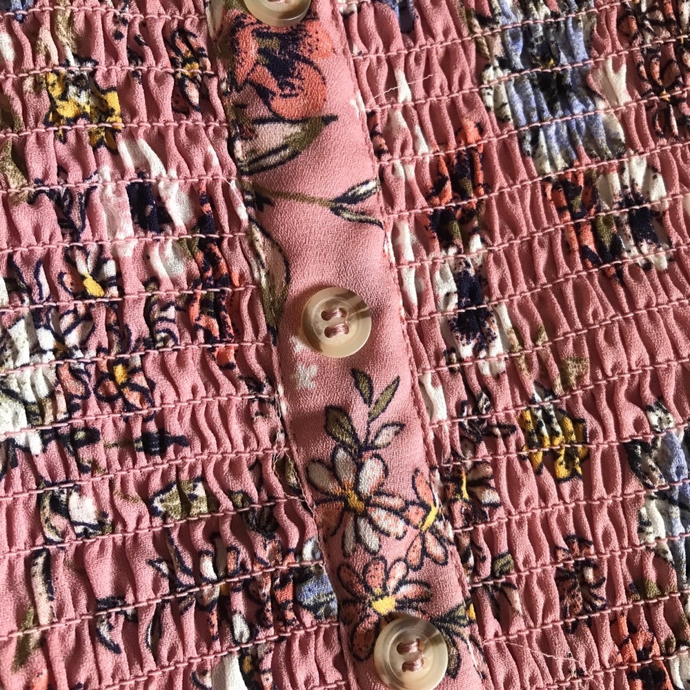 Ditsy Ribbed Top - Picture 5 of 9